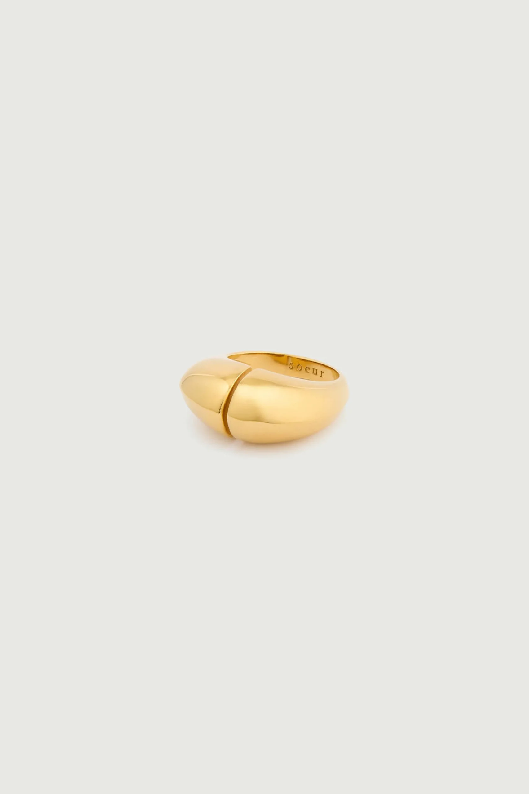 New Soeur bague doré