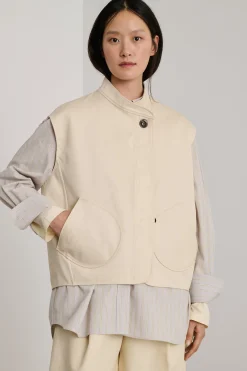 Discount Soeur blouson adeline blanccassé