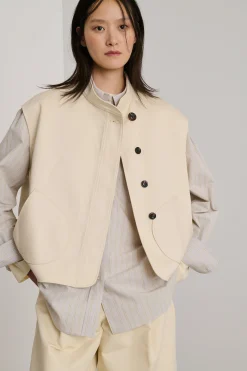 Discount Soeur blouson adeline blanccassé
