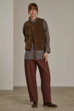 Sale Soeur blouson fusil marron