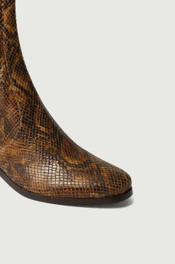 Outlet Soeur boots gazette python