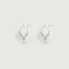 Outlet Soeur boucles d'oreilles maxi argent