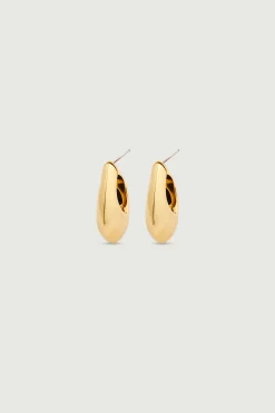 Fashion Soeur boucles d'oreilles maxi doré