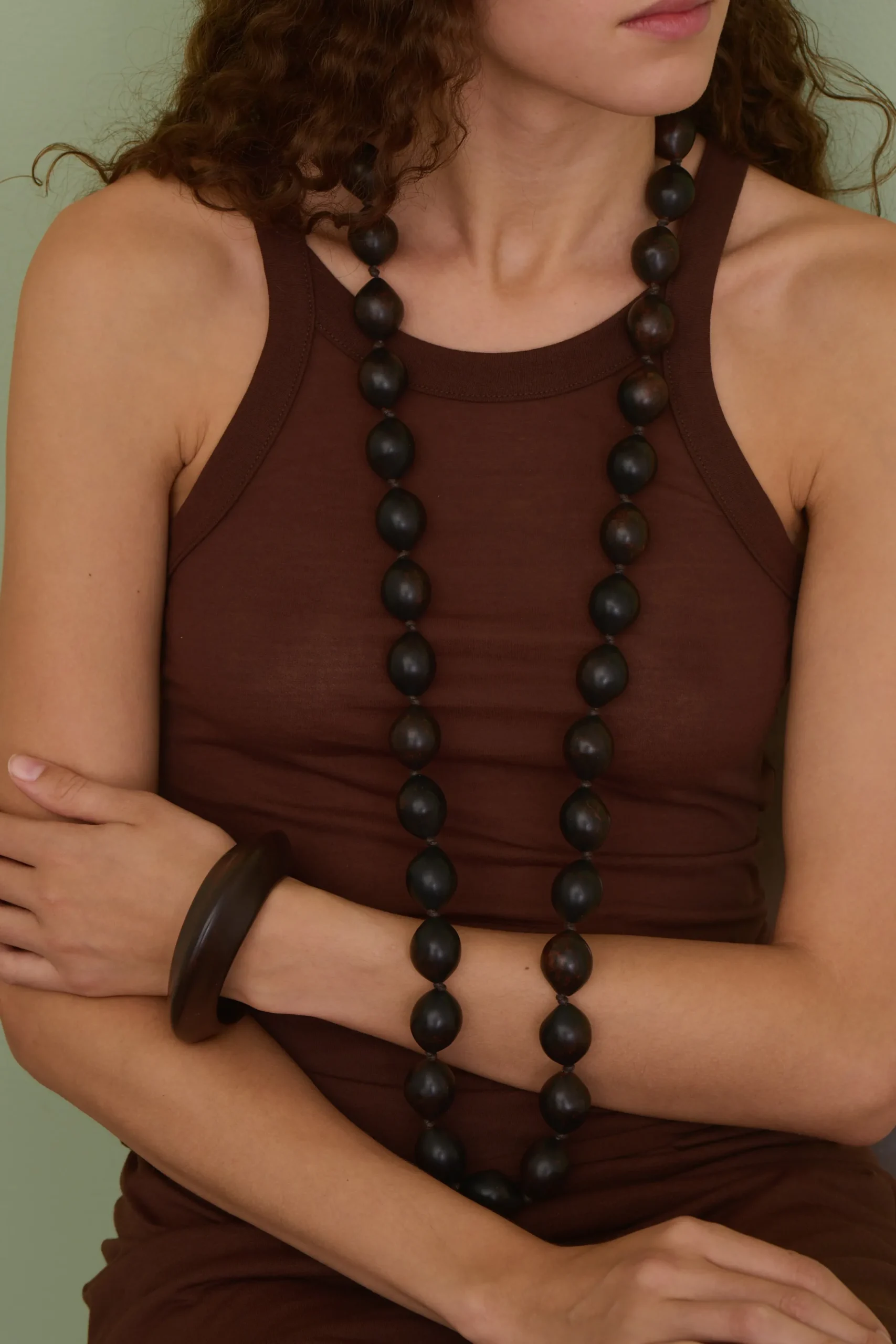 Online Soeur bracelet jil marronfoncé