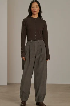 New Soeur cardigan barbara charbon