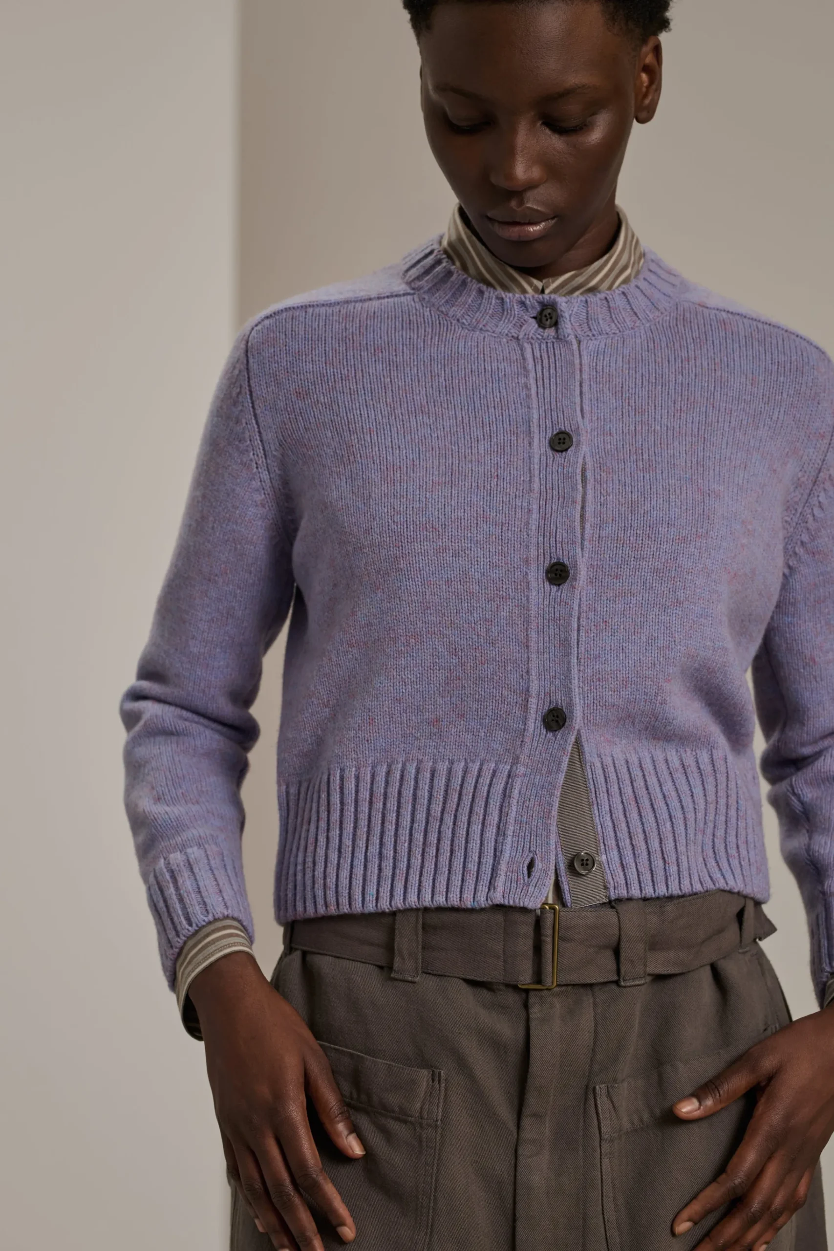 Outlet Soeur cardigan lyne lilaschiné