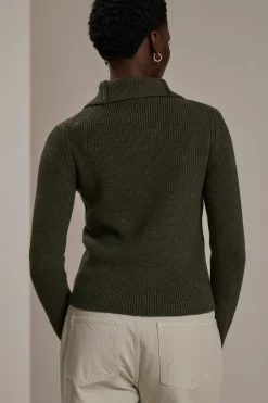 New Soeur cardigan wimy kakifoncé