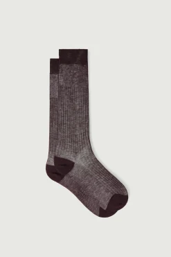 Hot Soeur chaussettes bach aubergine