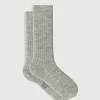 Discount Soeur chaussettes cassis grisclairchiné