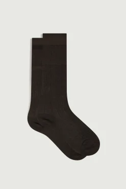 Hot Soeur chaussettes walk marronfoncé