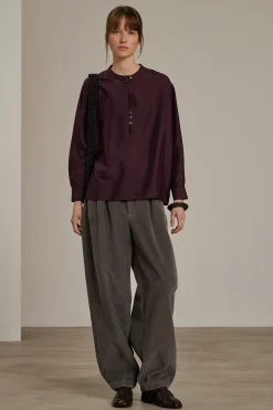 Fashion Soeur chemise baden aubergine