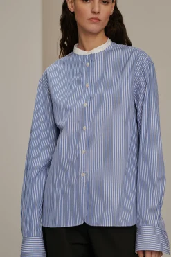 Outlet Soeur chemise bermudes bleu/blanc