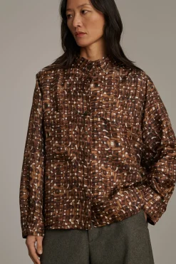 Online Soeur chemise blossom charbon/écru