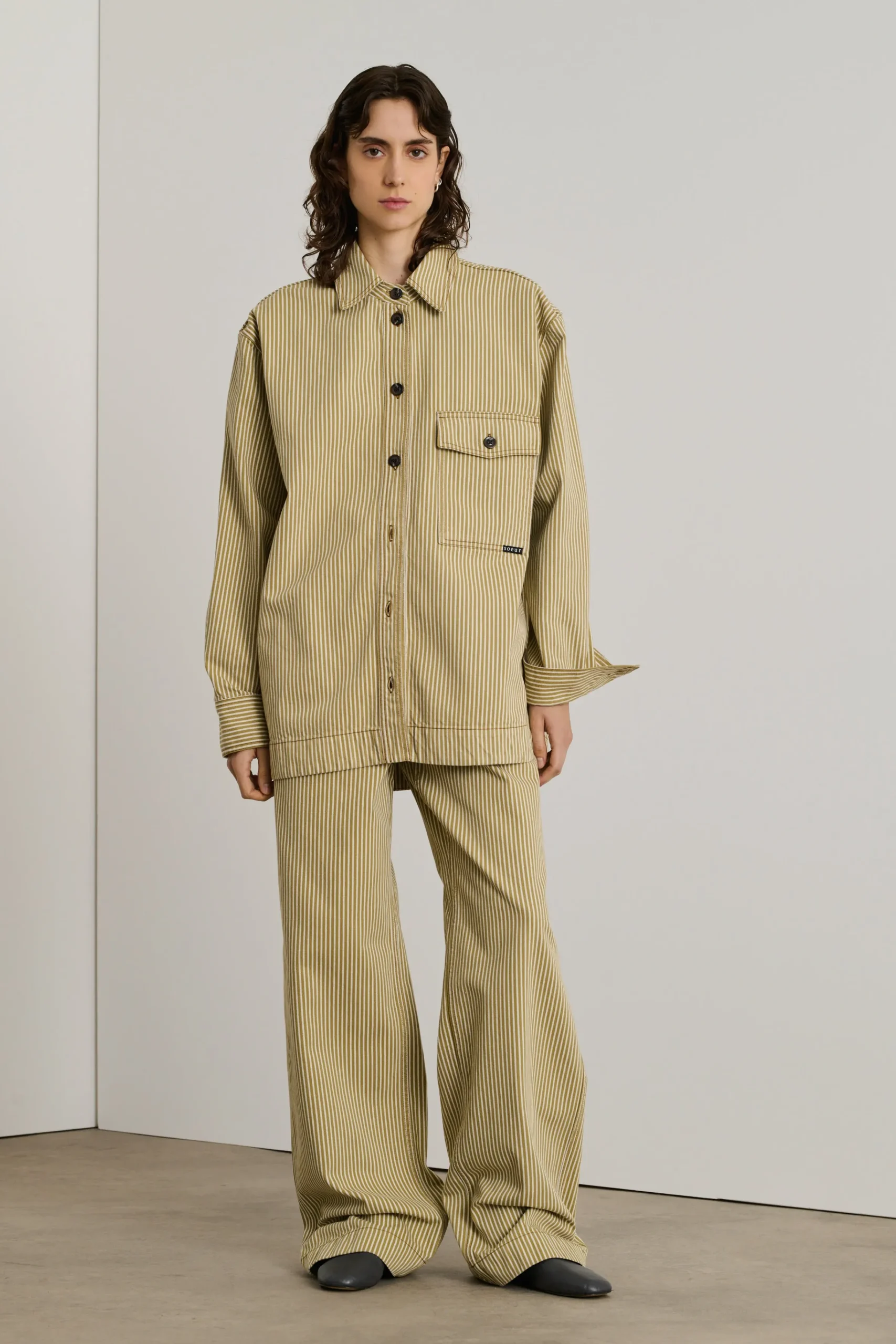Clearance Soeur chemise cadet beige/écru