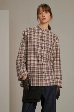 Hot Soeur chemise caliste rosepâle/écru