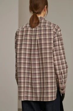 Hot Soeur chemise caliste rosepâle/écru