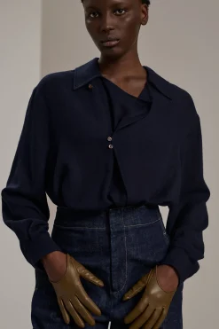 Online Soeur chemise camelia navy