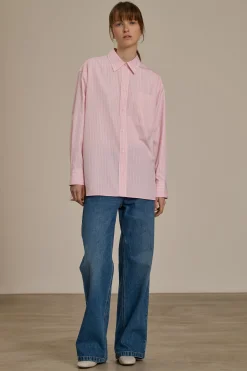 New Soeur chemise carlotta rose/blanccassé