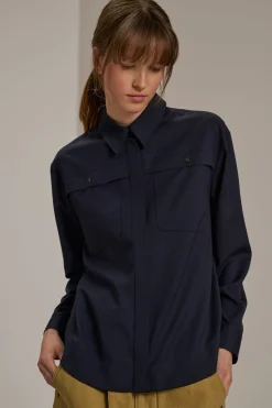 New Soeur chemise carnac navy