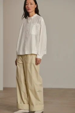 New Soeur chemise chypre blanccassé