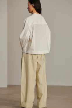 New Soeur chemise chypre blanccassé