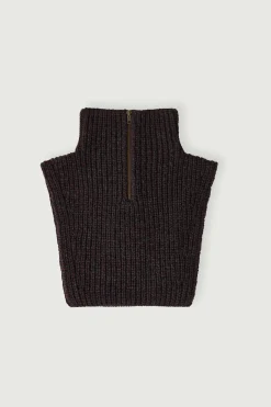 Online Soeur col wool gris/bordeaux
