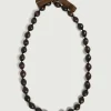 Discount Soeur collier zebra marronfoncé