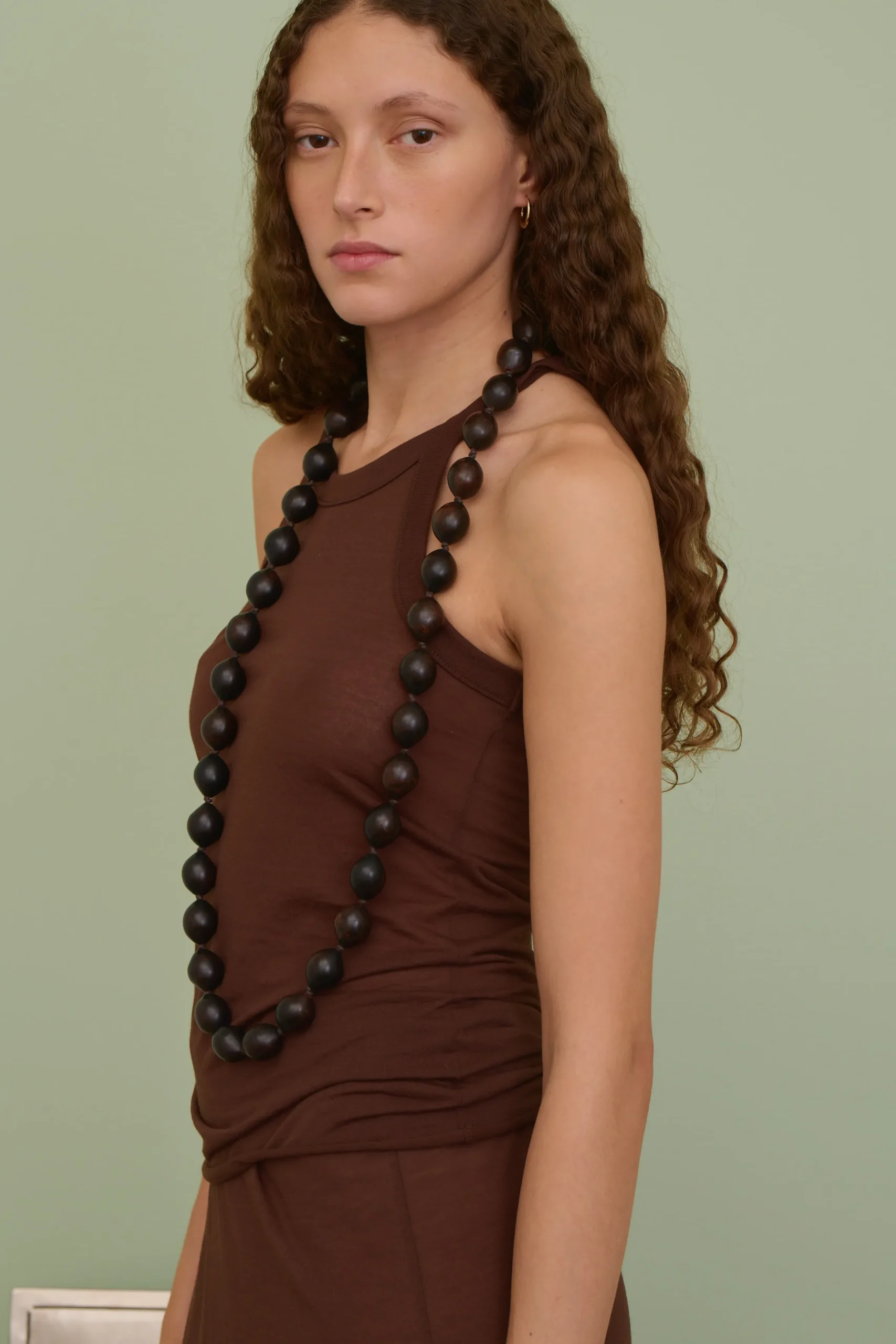 Discount Soeur collier zebra marronfoncé