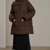 New Soeur doudoune storm marron
