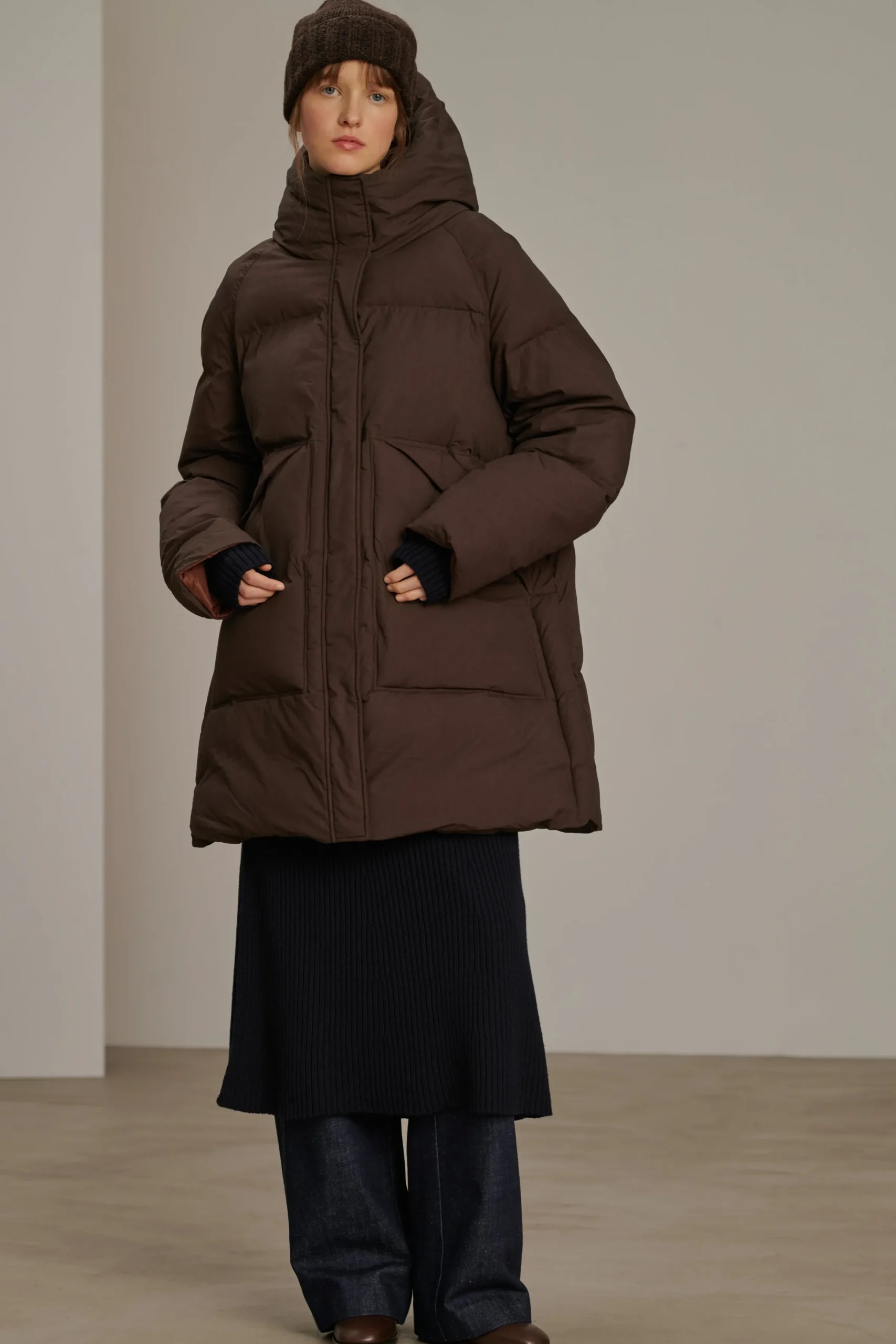 New Soeur doudoune storm marron