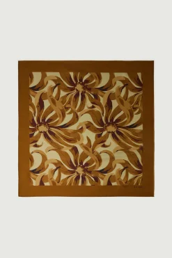 New Soeur foulard capucine orange/argile