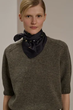 Best Soeur foulard capucine noir/écru