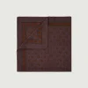 Hot Soeur foulard classique aubergine/terrebattue