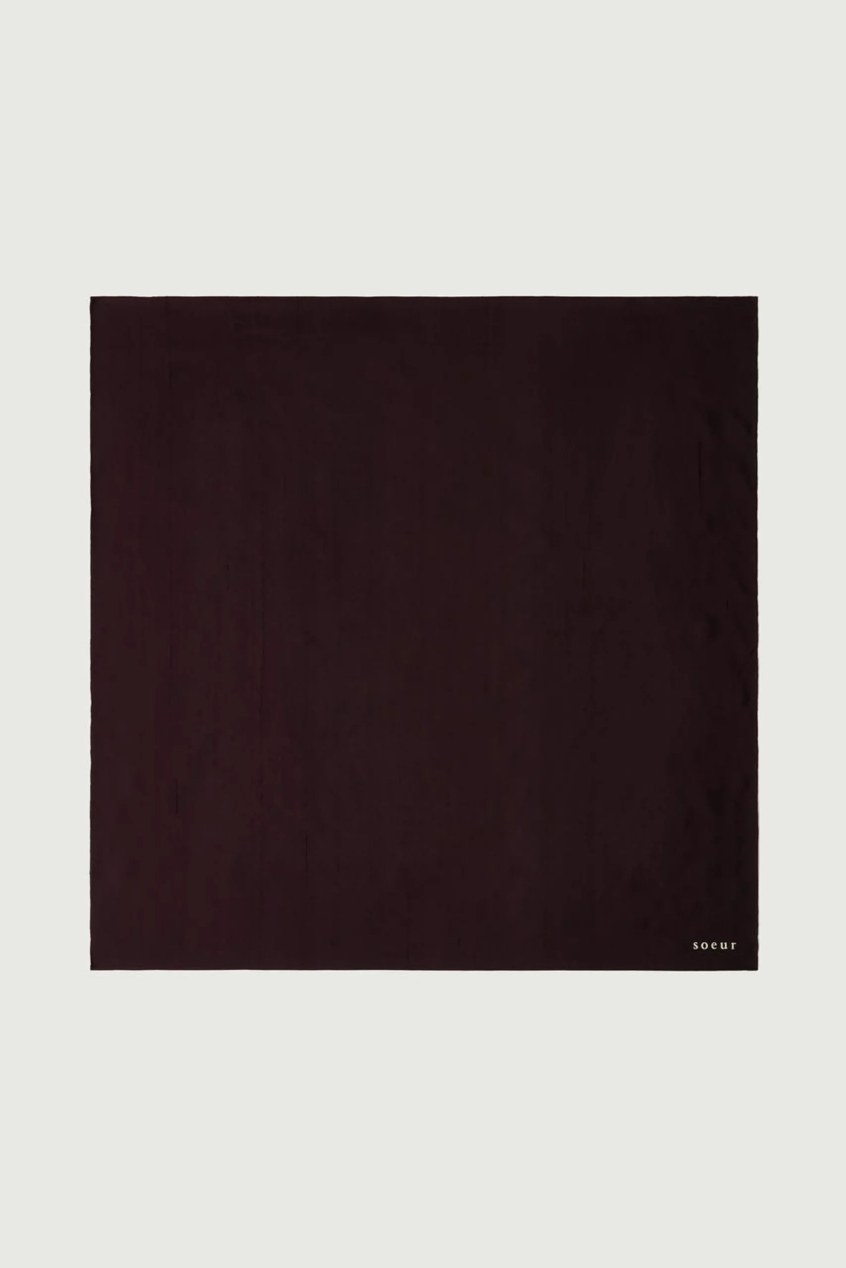 New Soeur foulard square aubergine
