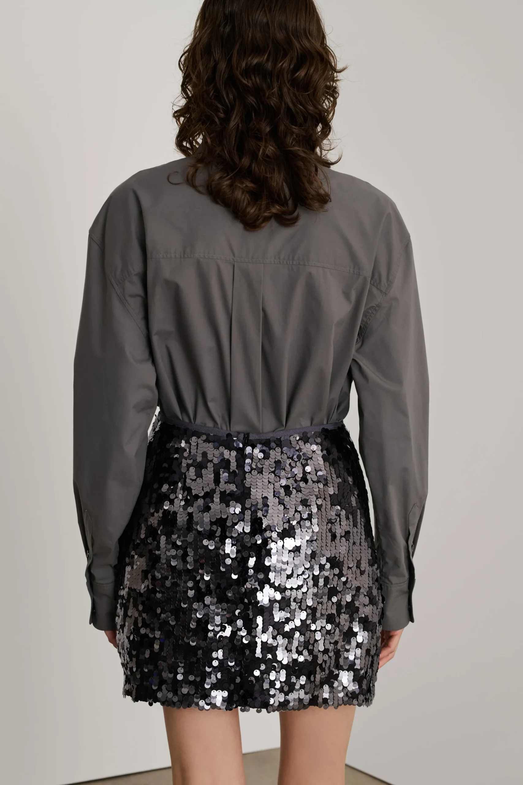 Outlet Soeur jupe robbie argent/bleuanthracite