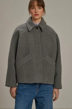 Sale Soeur manteau balard bleugris