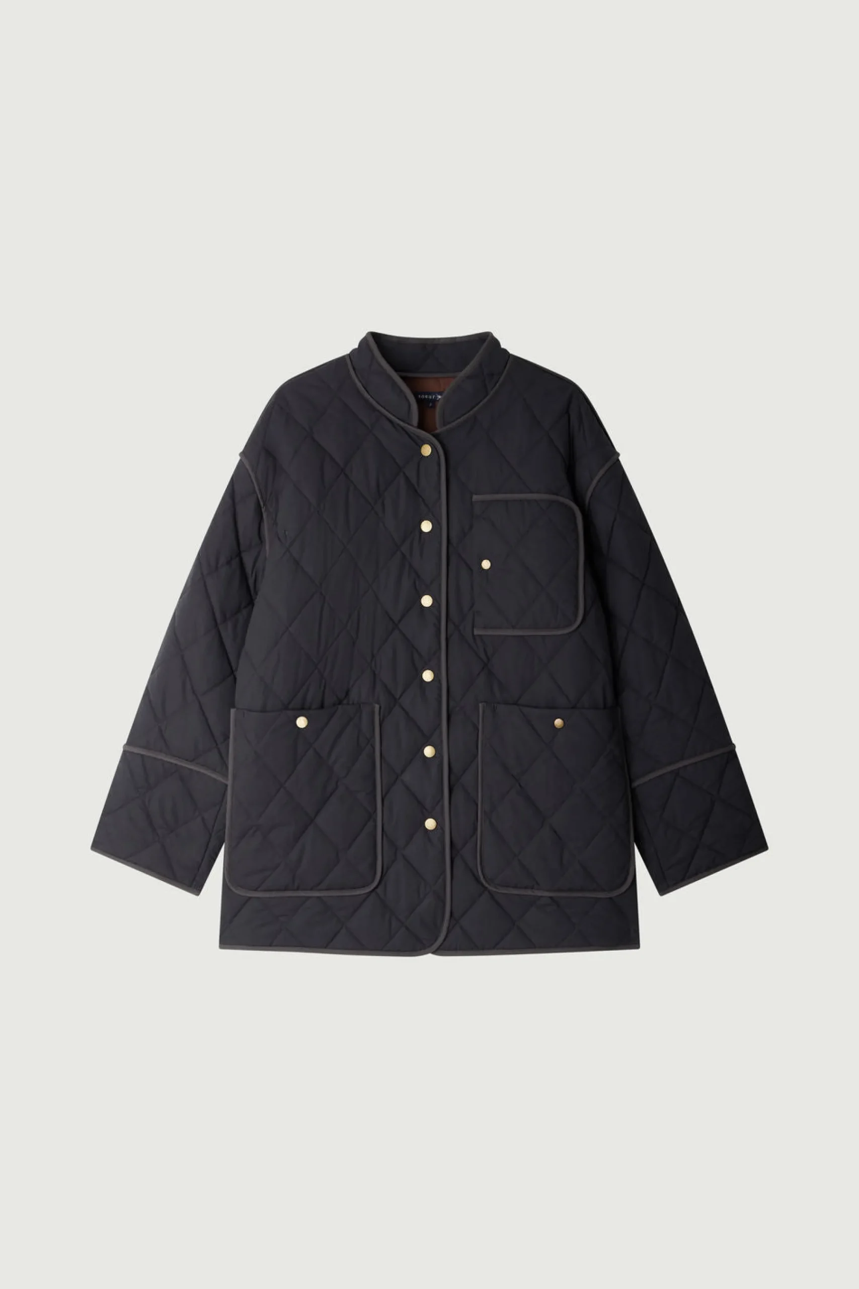 Outlet Soeur manteau belfast grisanthracite