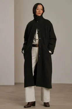 Hot Soeur manteau berlin noir/vert