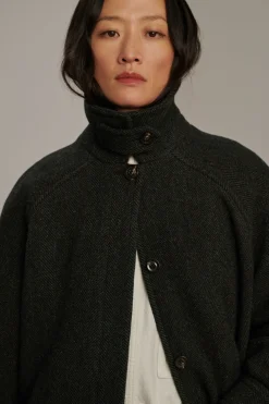 Hot Soeur manteau berlin noir/vert