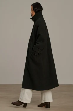 Hot Soeur manteau berlin noir/vert