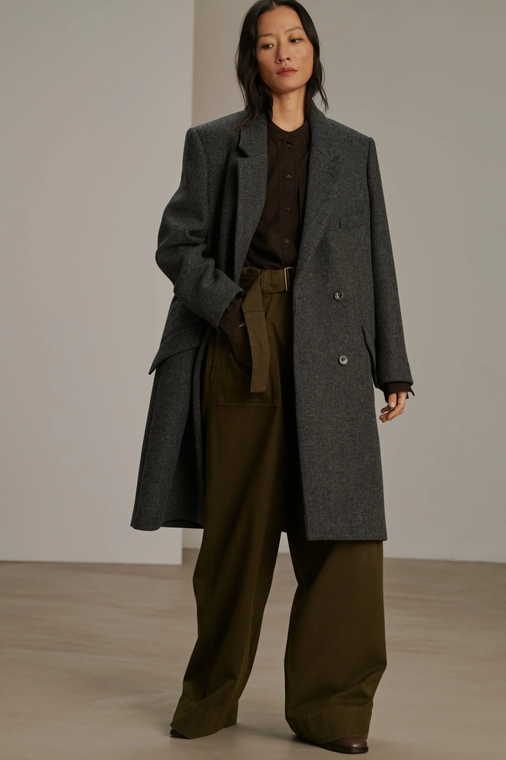 Hot Soeur manteau wadden grischinéfoncé