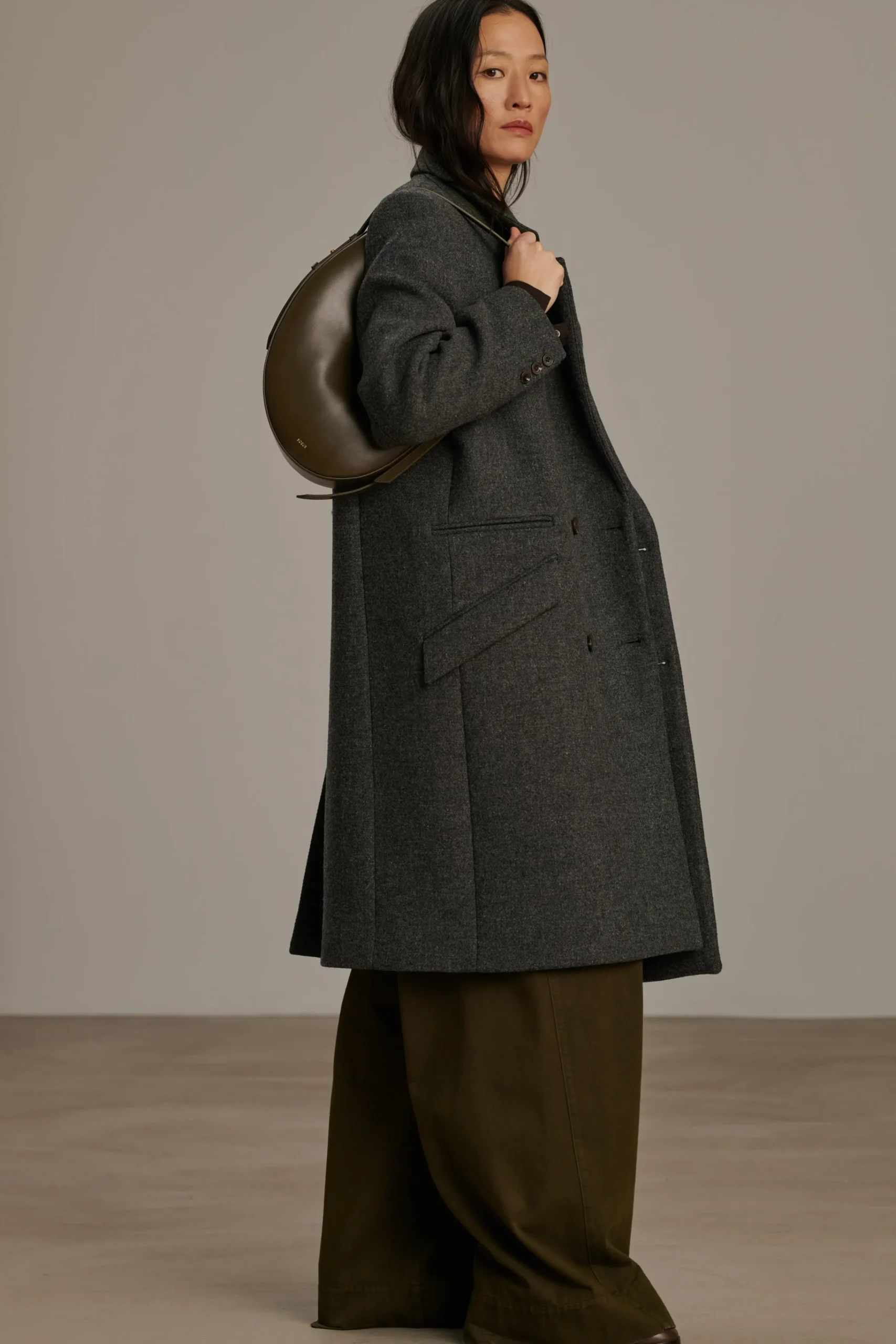 Hot Soeur manteau wadden grischinéfoncé