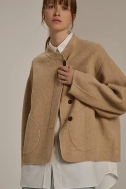 New Soeur manteau windsor beigechiné
