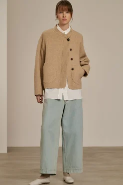 New Soeur manteau windsor beigechiné