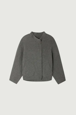 Hot Soeur manteau windsor grisclairchiné