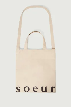 Outlet Soeur medium tote bag écru