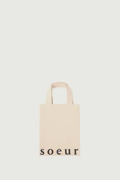 Best Soeur mini tote bag écru