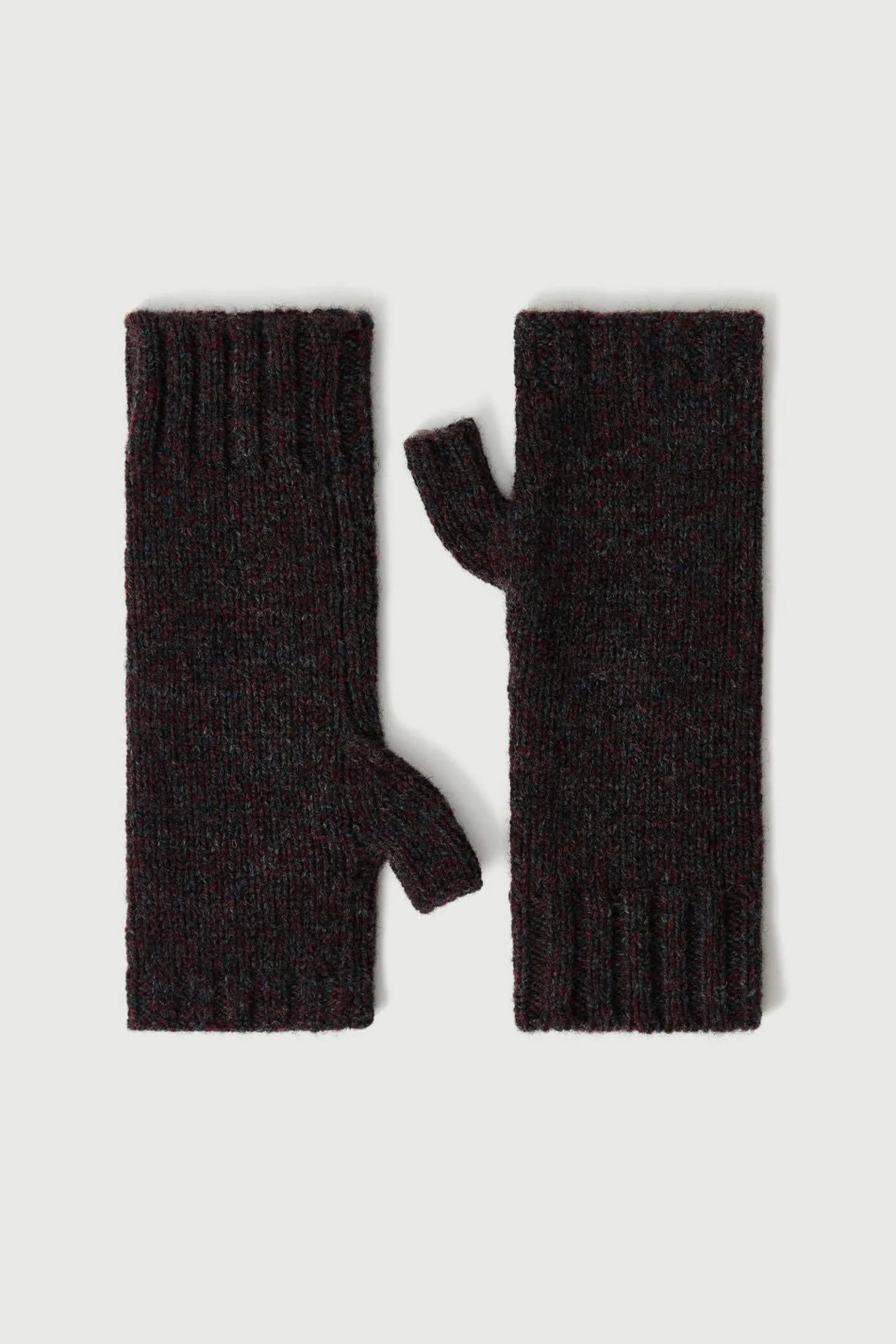 Fashion Soeur mitaines winter gris/bordeaux