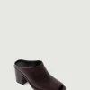 Sale Soeur mules down marronfoncé