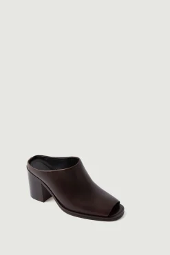 Sale Soeur mules down marronfoncé